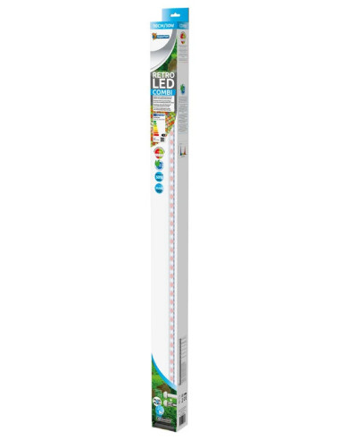 Superfish - Lampe Retro Led Combi T8 et T5 pour Aquarium - 90cm/30W