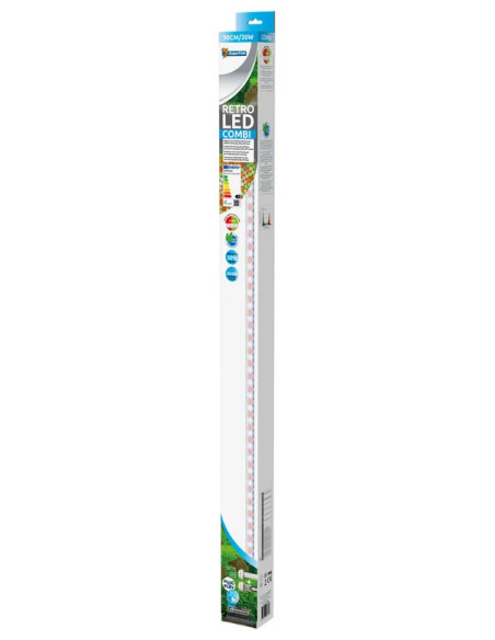 Superfish - Lampe Retro Led Combi T8 et T5 pour Aquarium - 90cm/30W