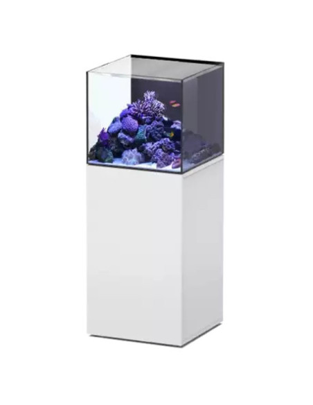Aquarium AQUATLANTIS Aquaview 50 + Meuble Blanc + Décantation