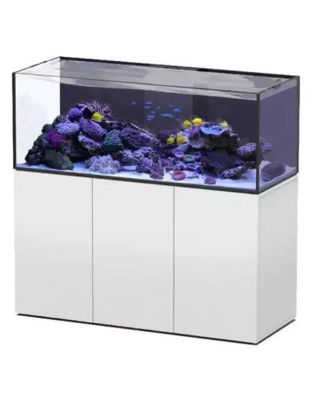 Aquarium AQUATLANTIS Aquaview 150 + Meuble Blanc + Décantation