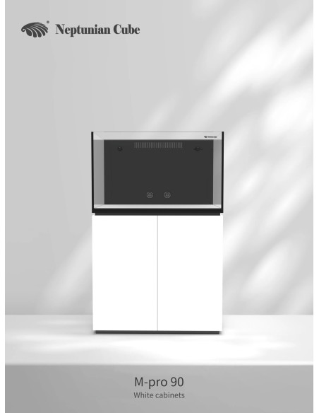 Neptunian Cube Aquarium M-Pro 90 blanc