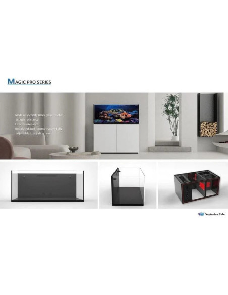 Neptunian Cube Aquarium M-Pro 120 noir 512L