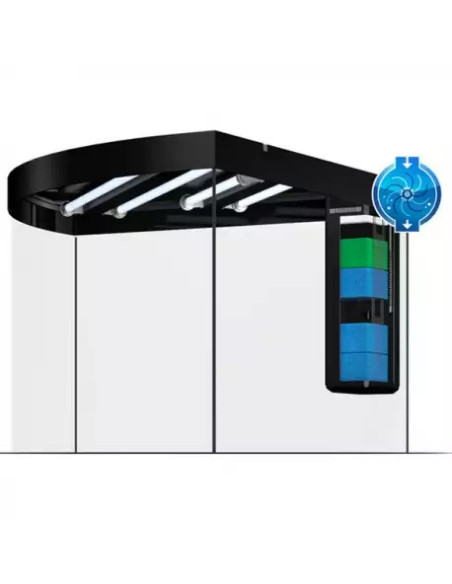 Aquarium JUWEL Trigon 350 Noir tout équipé - 350 Litres (Noir)