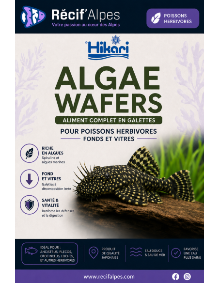 VRAC Algae wafers HIKARI (vendu au gramme)