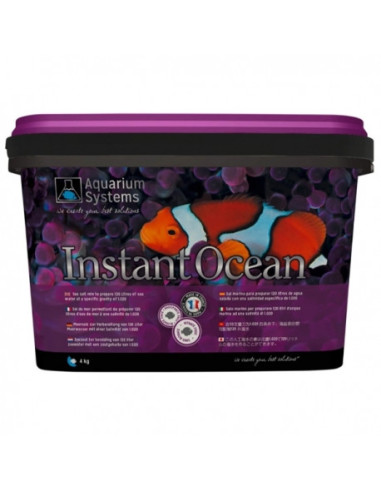 AQUARIUM SYSTEMS - Sel instant Ocean - Seau 4Kg