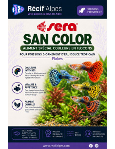 SERA SAN COLOR FLAKES ( vendu au gramme)