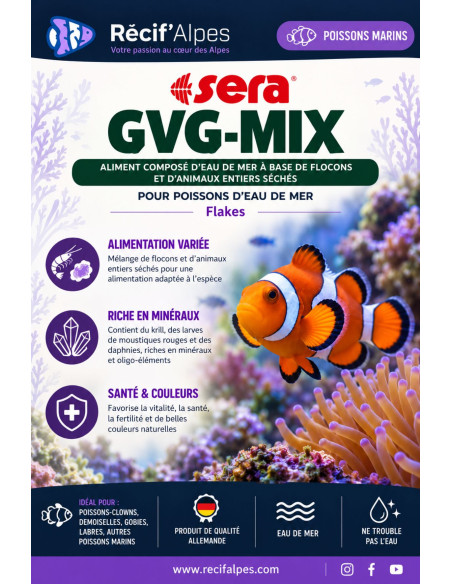 Sera marin GVG-Mix ( vendu au gramme )