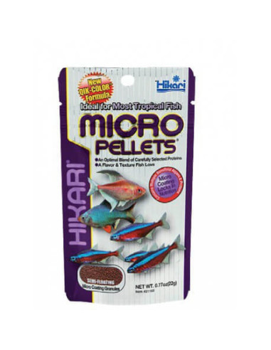 Hikari Micro Pellets 45gr - Nourriture poissons tropicaux