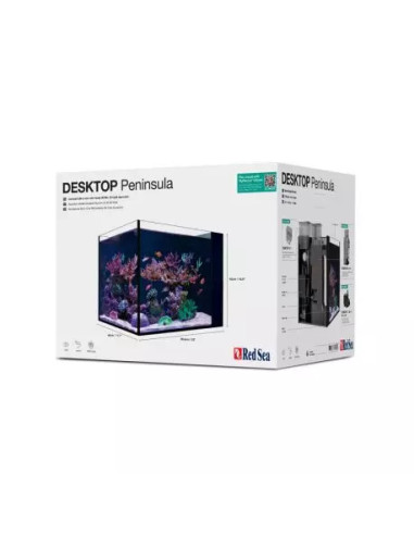 Red Sea Desktop® Peninsula Complet (avec meuble) - Blanc