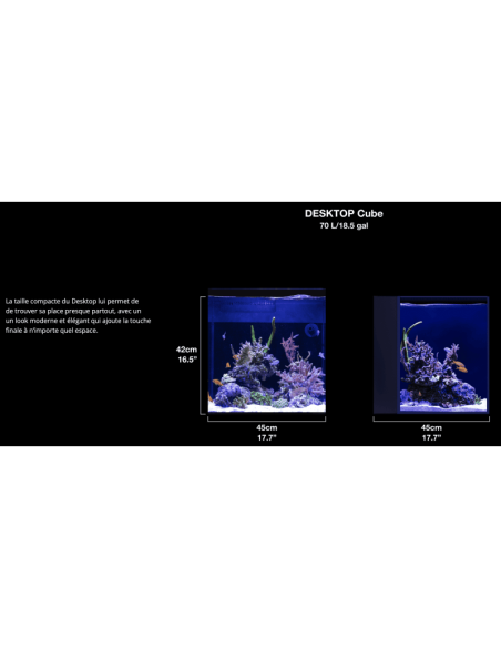 Red Sea Desktop® Cube complet - Noir