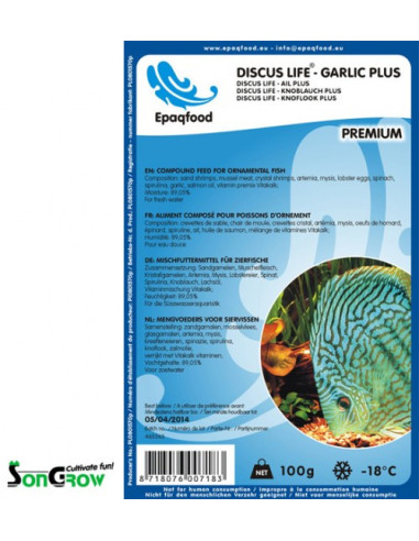 DISCUS LIFE - GARLIC PLUS - 100 g