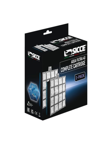 CARTOUCHE COMPLETE pr- filtre AQUAFILTRA 40 (2pc) SICCE