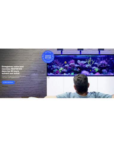 Red Sea Reefer™ 625 G2+ Blanc (Aquarium + meuble)