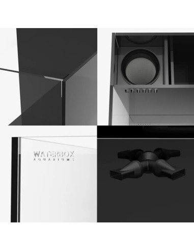 Marine AIO 65.4 Noir WATERBOX - Aquarium Marin 249 L