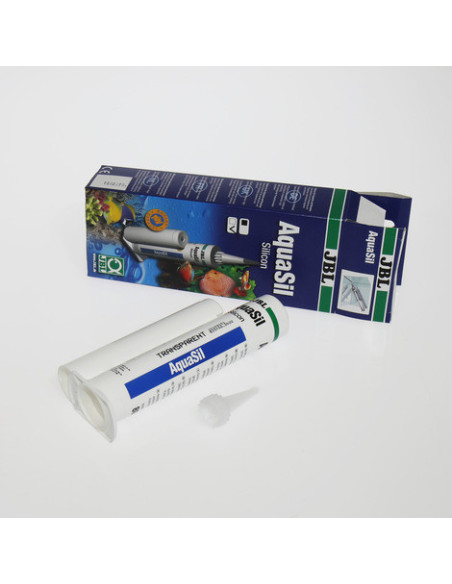 JBL - AquaSil transparent - Silicone spécial pour aquariums et terrariums - 80ml