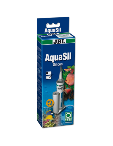 JBL - AquaSil transparent - Silicone spécial pour aquariums et terrariums - 80ml