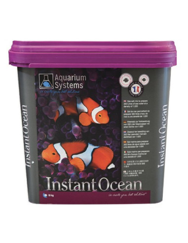 AQUARIUM SYSTEMS - Sel instant Ocean - Seau 10Kg
